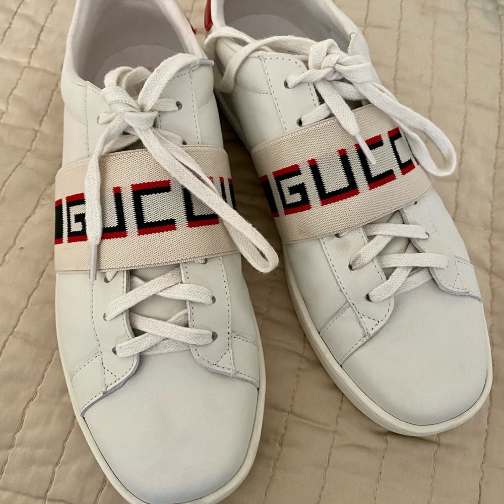 Gucci Ace Stripe Sneakers Tennis Shoes  39